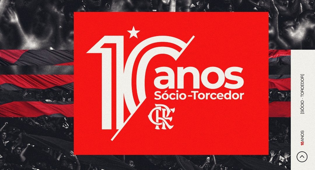 UM DÉCADA DE PAIXÃO: FLAMENGO LANÇA EMBLEMA EXCLUSIVO DA LINHA NAÇÃO 10 ANOS